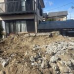 桑名市佛眼院　永代供養墓工事　⑥無縁塚解体